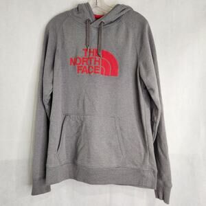 The North Face Hoodie Mens Embroidered Logo Half Dome Metal Aglets Missing Size